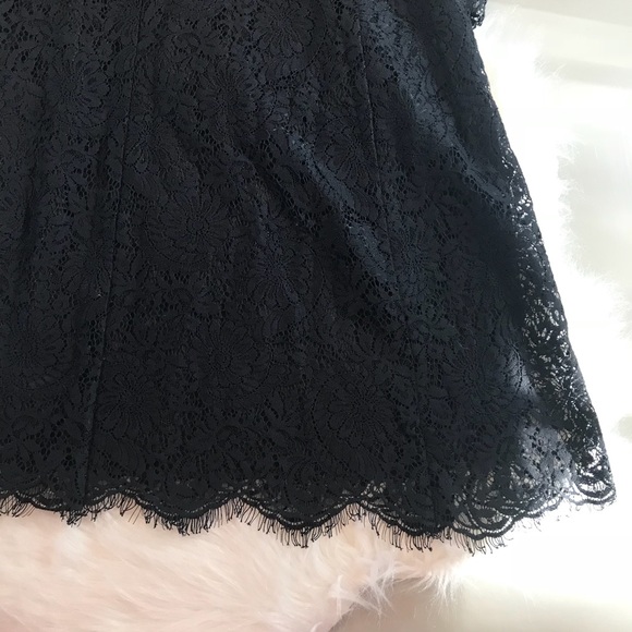 Madewell Black Floral Lace Dress - Picture 4 of 5